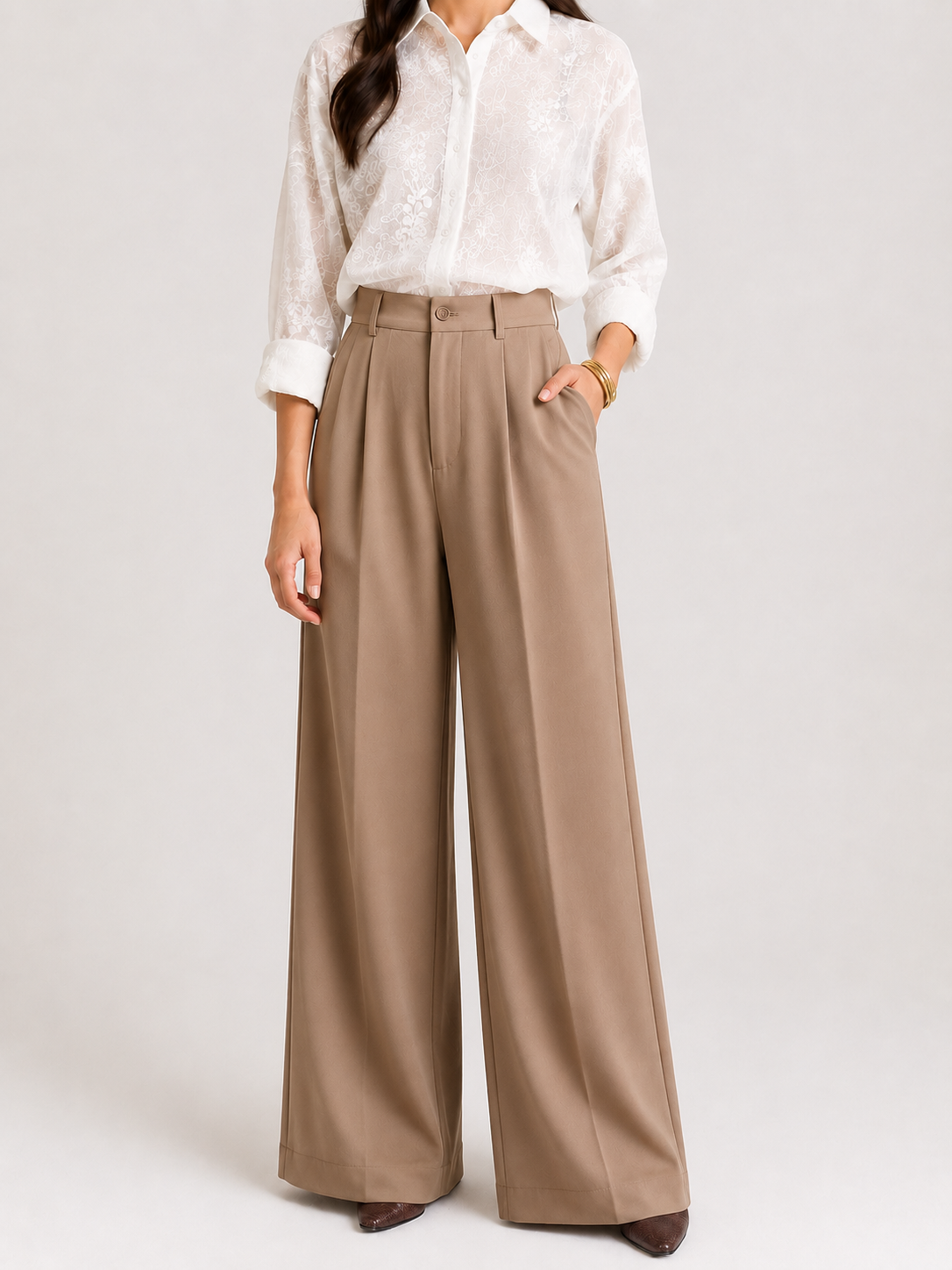 TAILORED WIDE LEG PANT