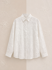 White Embriodered Shirt