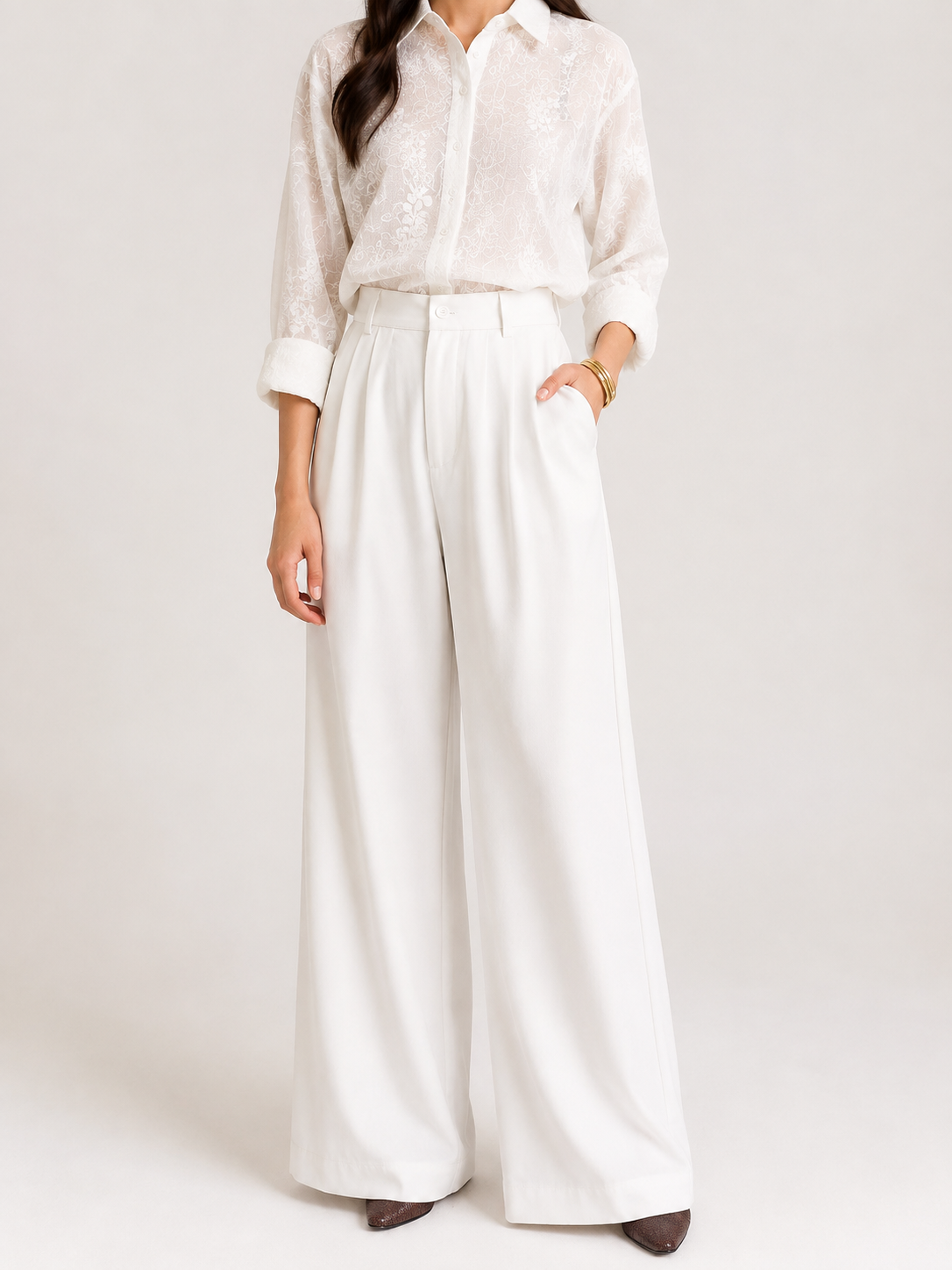 TAILORED WIDE LEG PANT