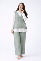 Cotton Stuff 3 Piece Set (Sage Green)