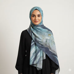 PRINTED MODAL-OCEAN HUES