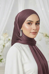 ORGANZA SHIMMER SILK-PURPLE