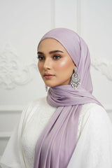 ORGANZA SHIMMER SILK -LAVENDER