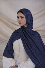 Knit Jersey Hijabs - Ink Blue