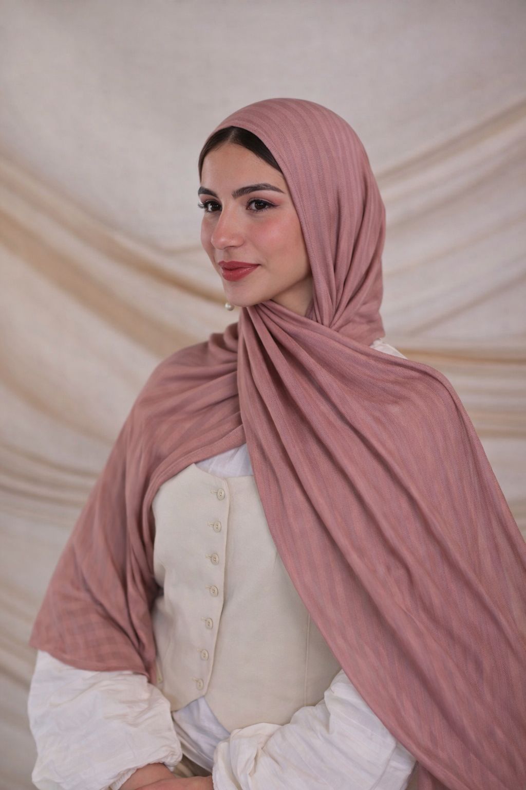 Knit Jersey Hijabs- pink