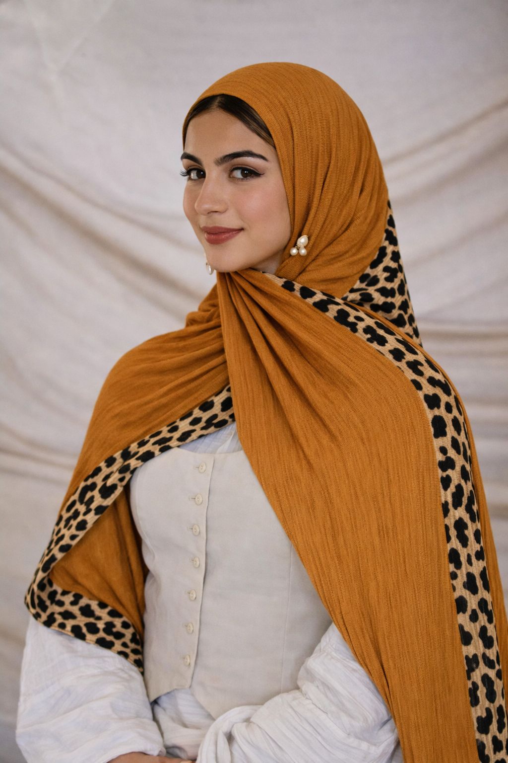 Pleated Crinkle Hijab