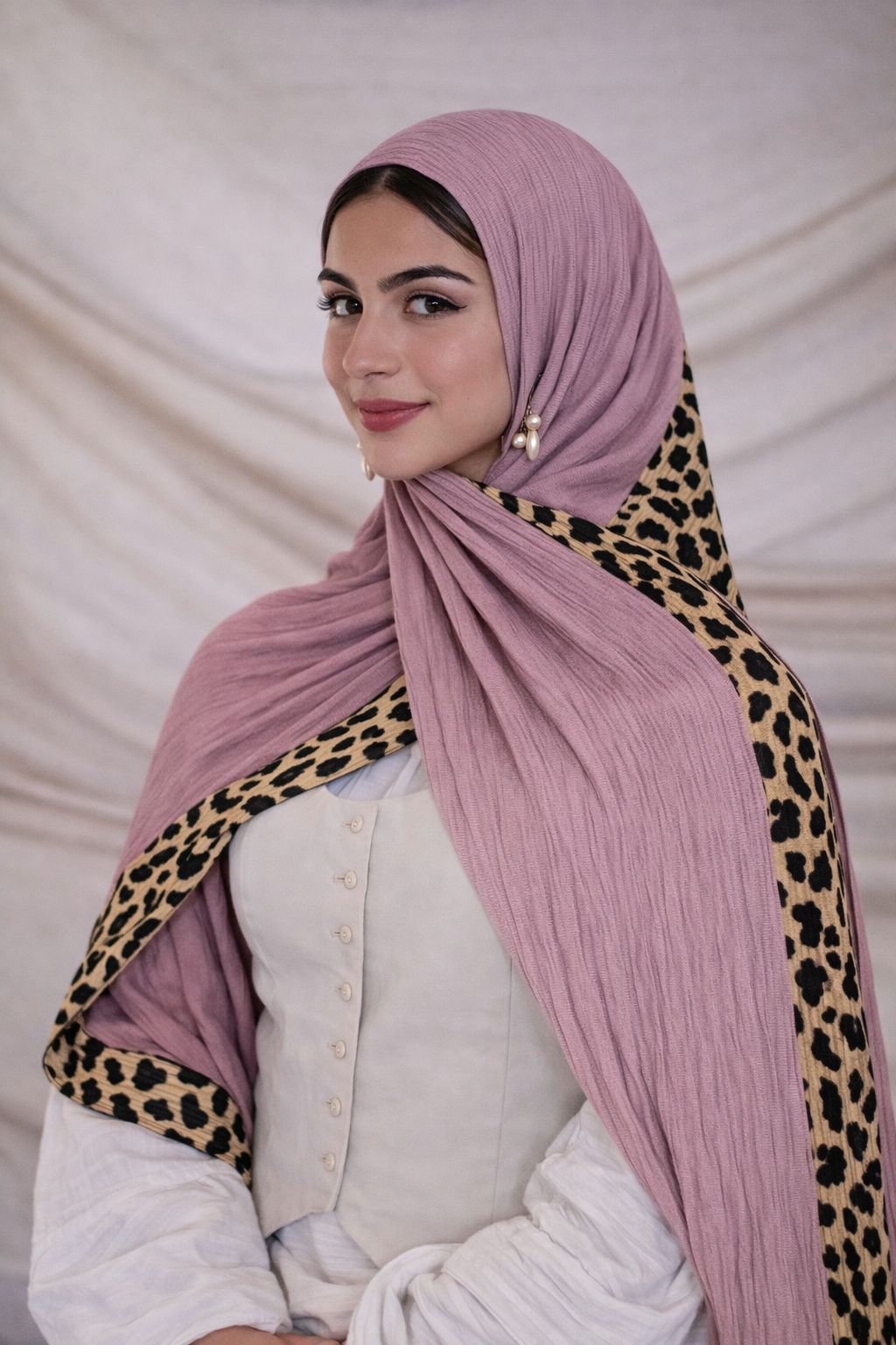 Pleated Crinkle Hijab