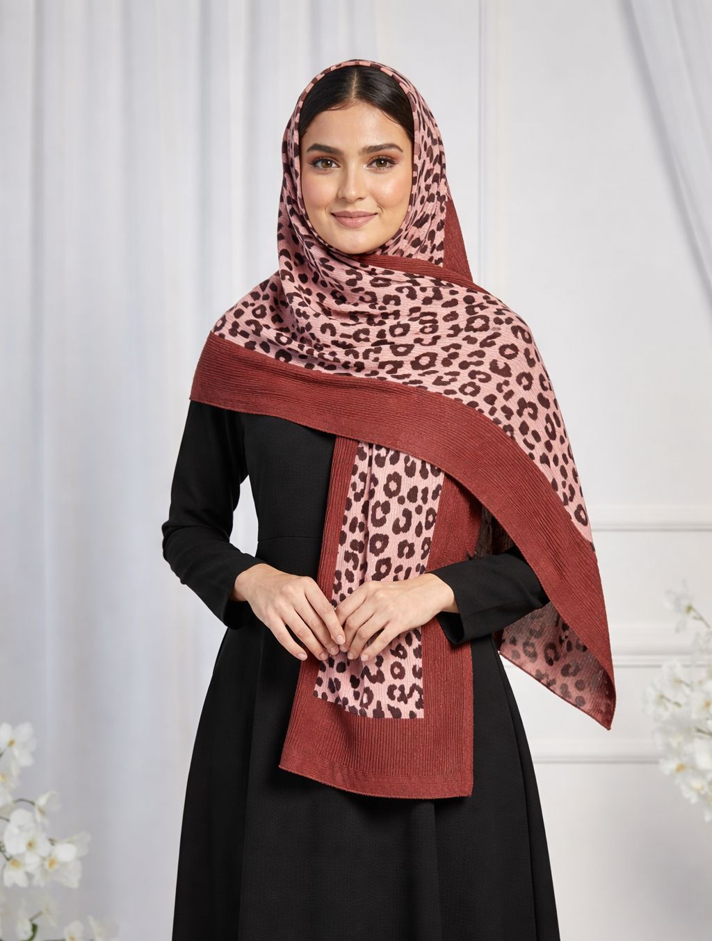 Pleated Crinkle Hijab