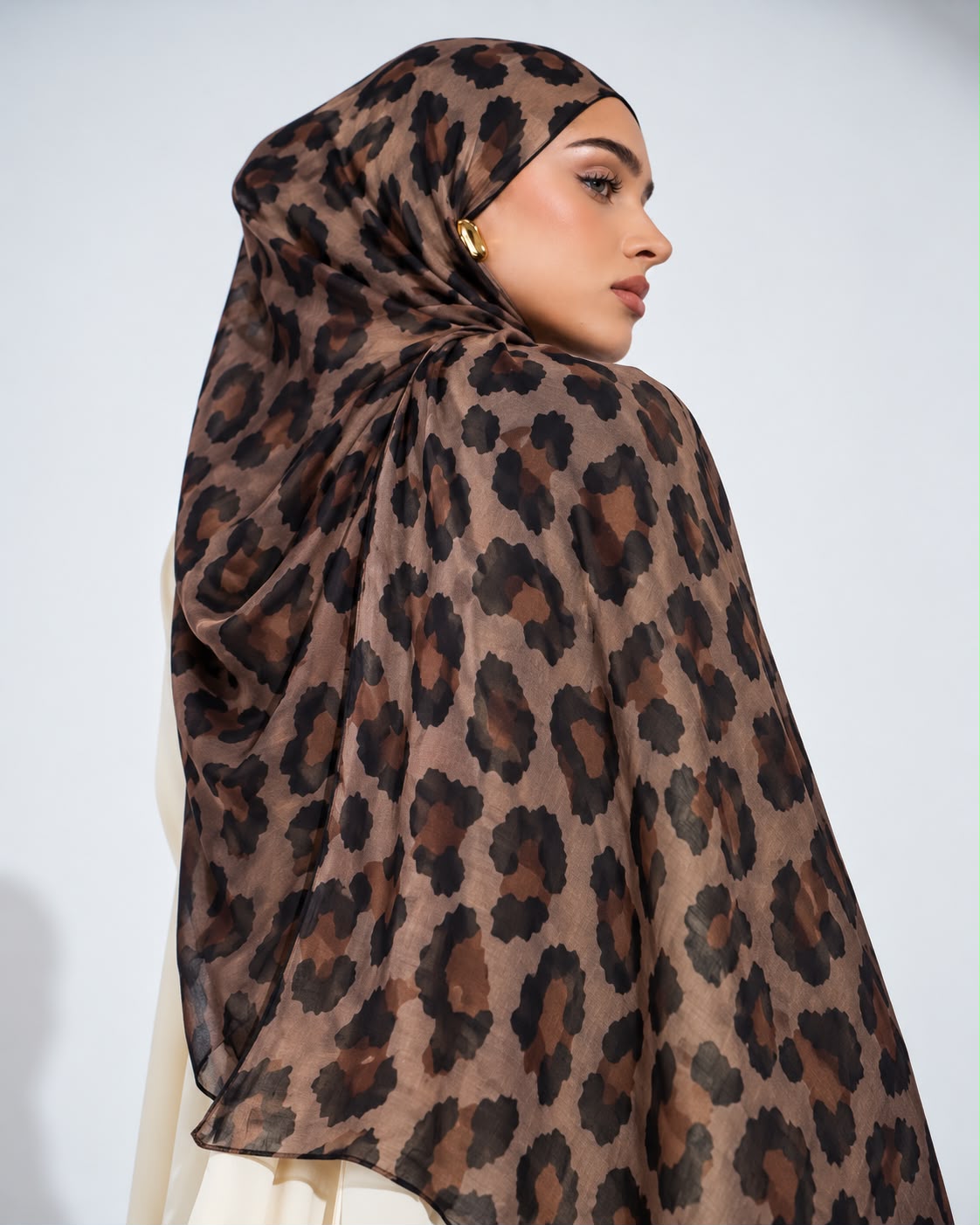 Cheetah print hijab