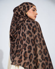 Cheetah print hijab