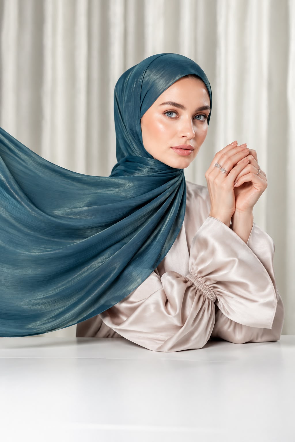 shimmer organza silk