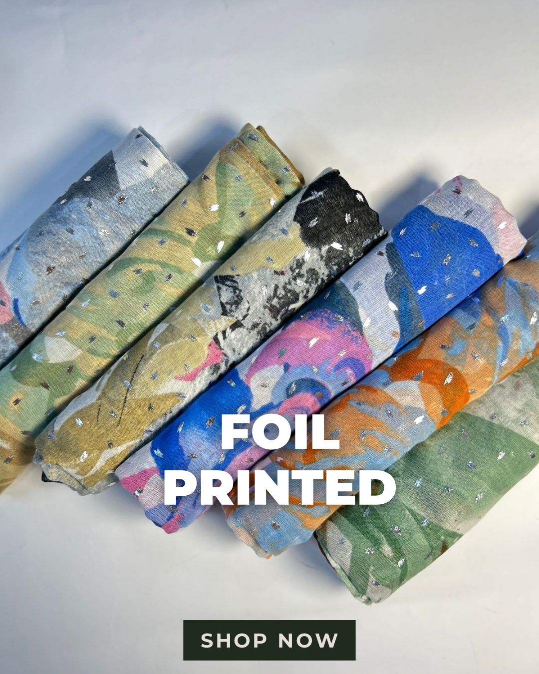 PRINTED FOIL HIJABS