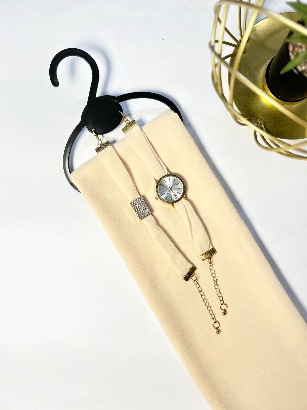 Hijab & Matching Watch + Bracelet Set