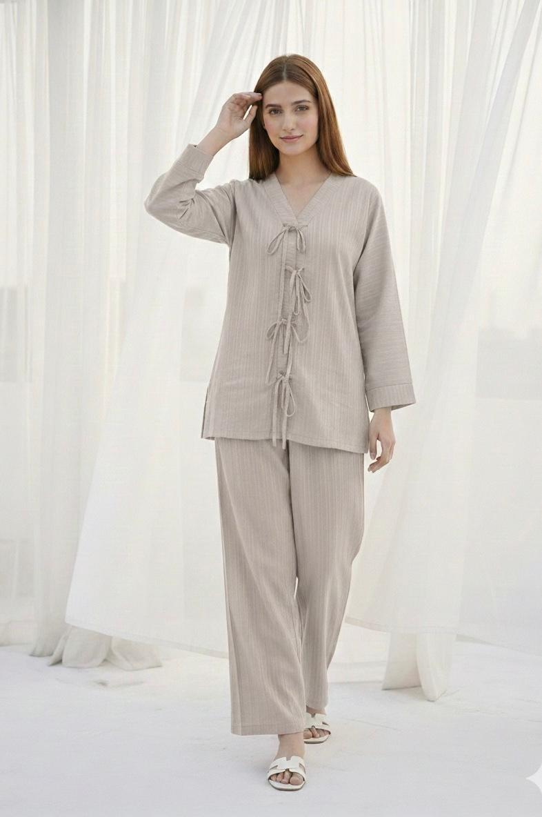 Beige-Co-ord Set