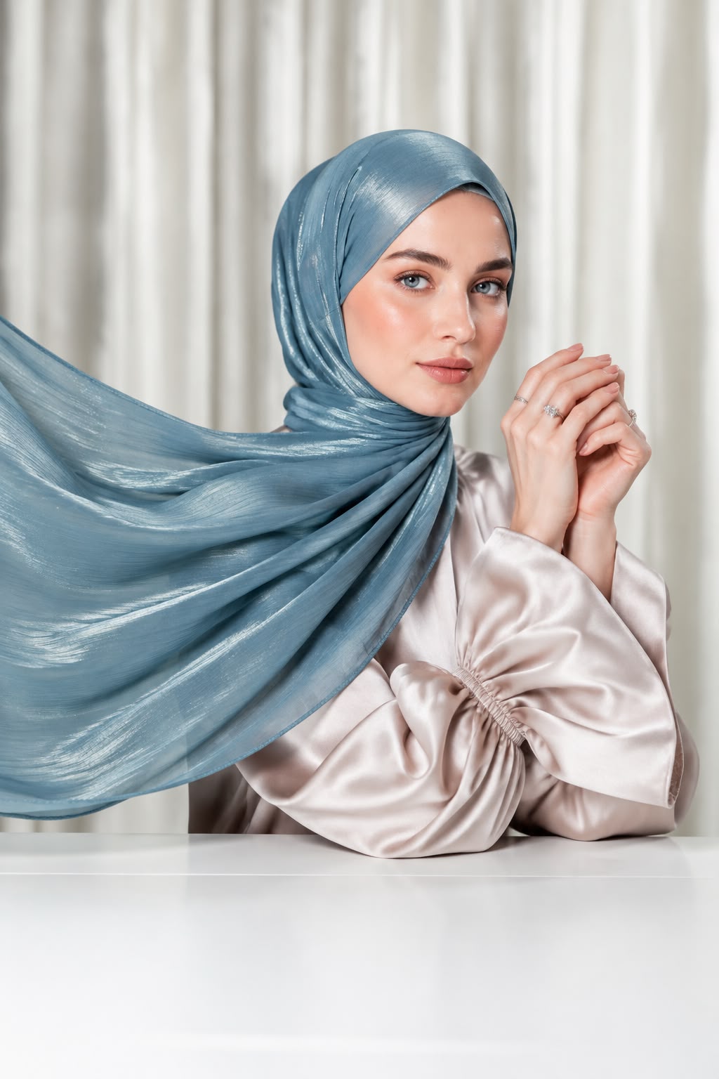 shimmer organza silk