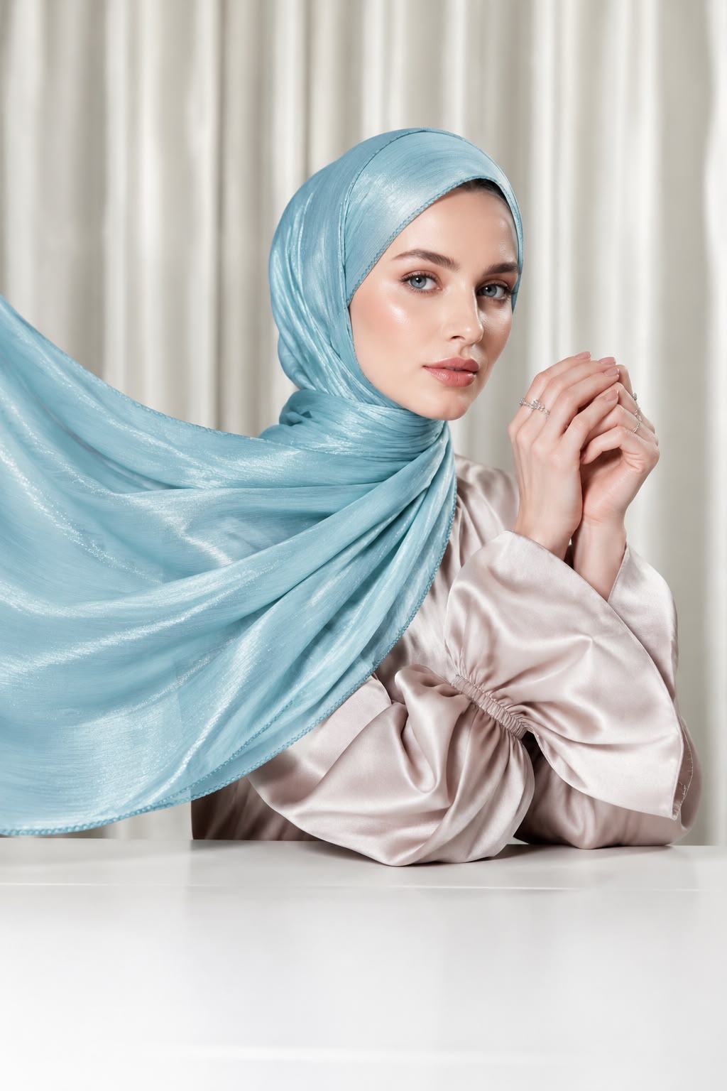 shimmer organza silk