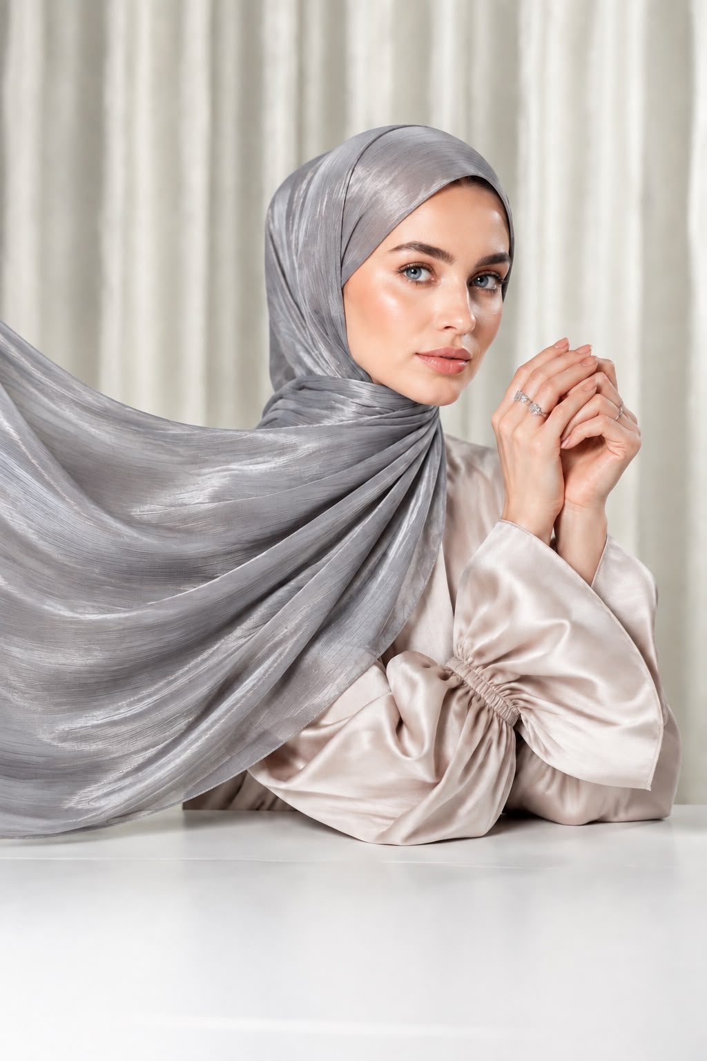 shimmer organza silk
