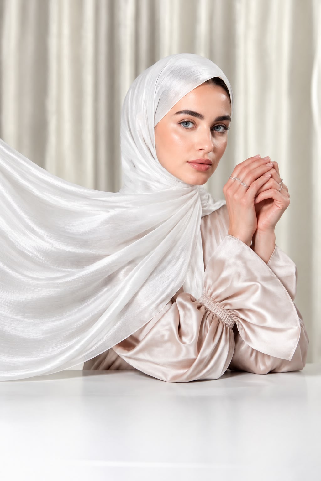 shimmer organza silk